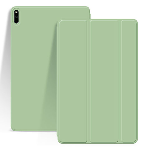 Coque Portefeuille Livre Cuir Etui Clapet L03 pour Huawei MatePad Pro Pastel Vert