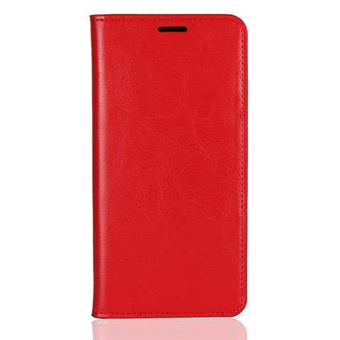 Coque Portefeuille Livre Cuir Etui Clapet L03 pour Huawei Y9 (2018) Rouge