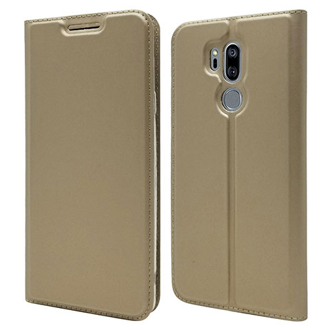 Coque Portefeuille Livre Cuir Etui Clapet L03 pour LG G7 Or