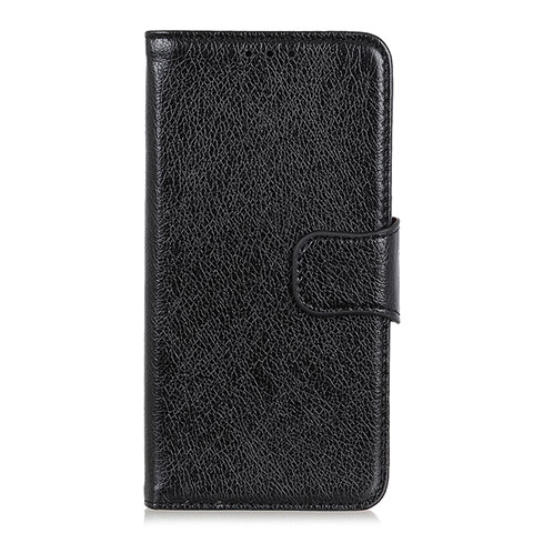 Coque Portefeuille Livre Cuir Etui Clapet L03 pour Motorola Moto E7 (2020) Noir