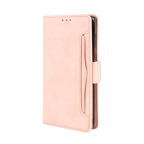 Coque Portefeuille Livre Cuir Etui Clapet L03 pour Motorola Moto Edge Plus Rose