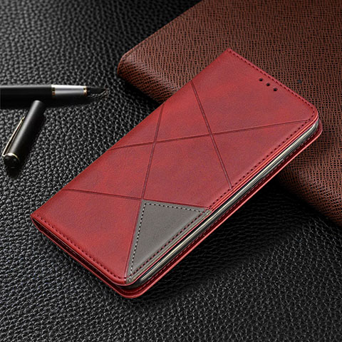 Coque Portefeuille Livre Cuir Etui Clapet L03 pour Nokia 2.3 Rouge