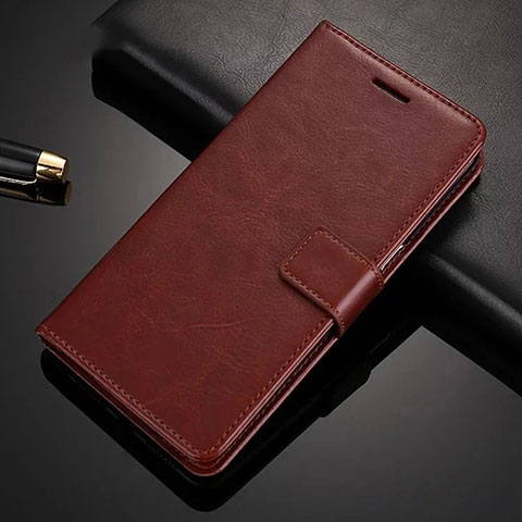 Coque Portefeuille Livre Cuir Etui Clapet L03 pour Oppo A52 Marron