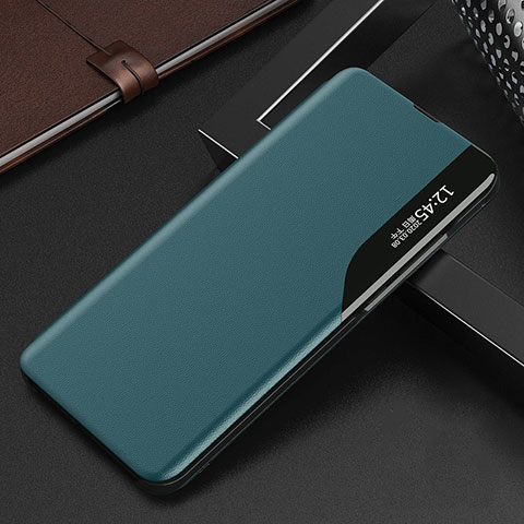 Coque Portefeuille Livre Cuir Etui Clapet L03 pour Oppo Find X3 Pro 5G Vert