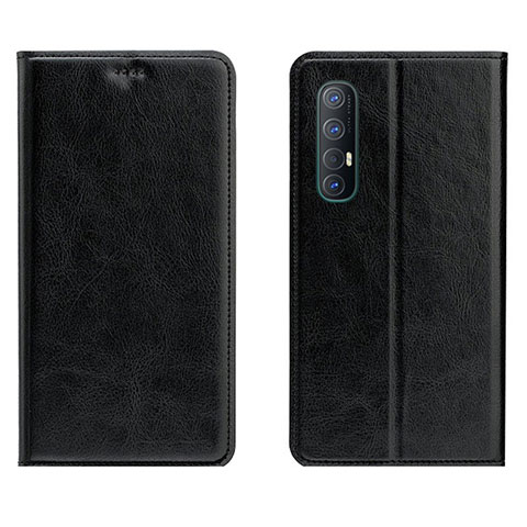 Coque Portefeuille Livre Cuir Etui Clapet L03 pour Oppo Reno3 Pro Noir