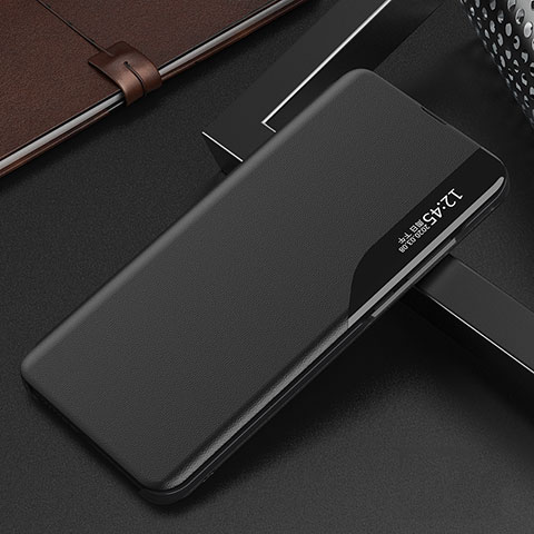 Coque Portefeuille Livre Cuir Etui Clapet L03 pour Oppo Reno8 5G Noir