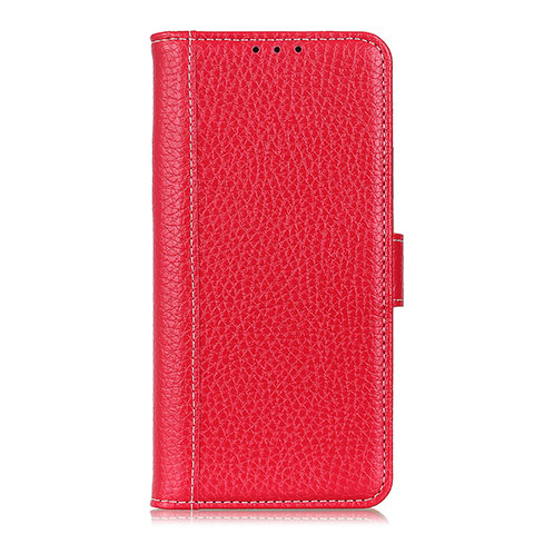 Coque Portefeuille Livre Cuir Etui Clapet L03 pour Realme 6 Rouge