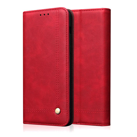 Coque Portefeuille Livre Cuir Etui Clapet L03 pour Realme X50m 5G Rouge