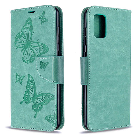 Coque Portefeuille Livre Cuir Etui Clapet L03 pour Samsung Galaxy A31 Vert