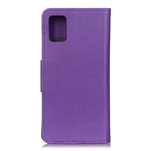 Coque Portefeuille Livre Cuir Etui Clapet L03 pour Samsung Galaxy A41 Violet