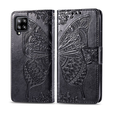 Coque Portefeuille Livre Cuir Etui Clapet L03 pour Samsung Galaxy A42 5G Noir