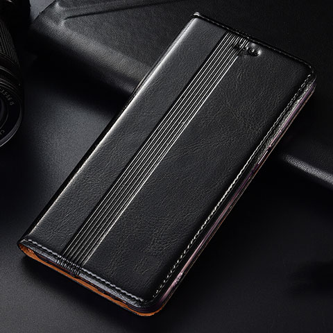 Coque Portefeuille Livre Cuir Etui Clapet L03 pour Samsung Galaxy A81 Noir