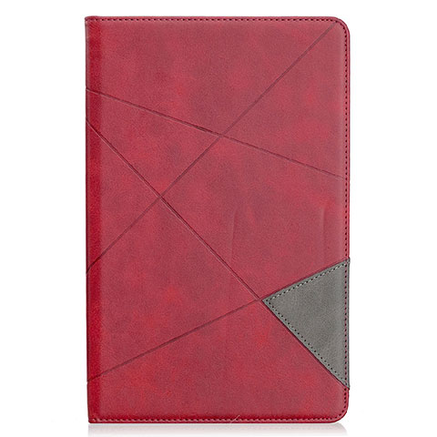 Coque Portefeuille Livre Cuir Etui Clapet L03 pour Samsung Galaxy Tab S6 Lite 10.4 SM-P610 Rouge