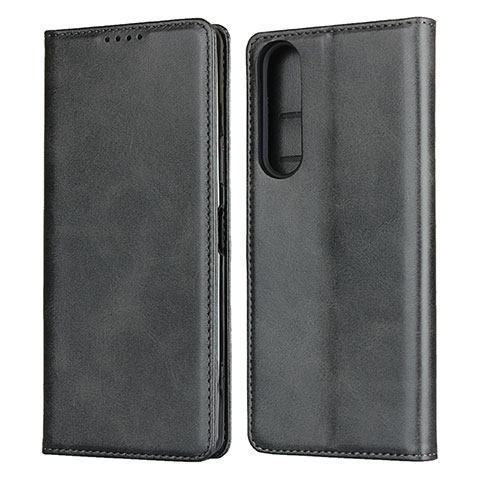 Coque Portefeuille Livre Cuir Etui Clapet L03 pour Sony Xperia 1 II Noir