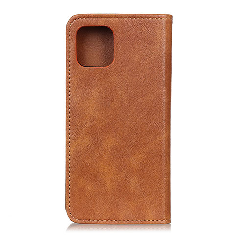 Coque Portefeuille Livre Cuir Etui Clapet L03 pour Xiaomi Mi 10 Lite Orange