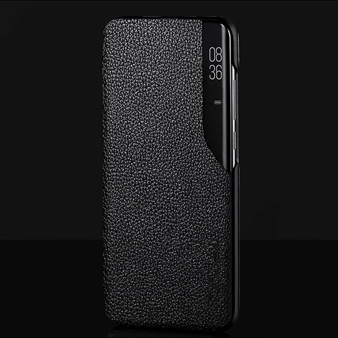 Coque Portefeuille Livre Cuir Etui Clapet L03 pour Xiaomi Mi 10 Noir