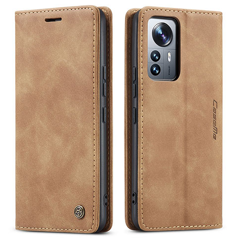 Coque Portefeuille Livre Cuir Etui Clapet L03 pour Xiaomi Mi 12 Lite 5G Kaki