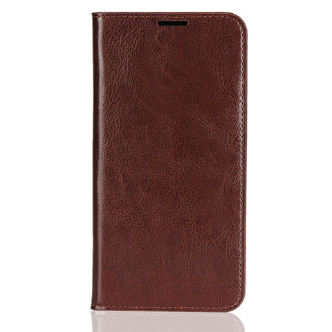 Coque Portefeuille Livre Cuir Etui Clapet L03 pour Xiaomi Mi 8 Marron