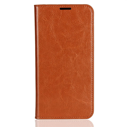 Coque Portefeuille Livre Cuir Etui Clapet L03 pour Xiaomi Mi 8 Orange