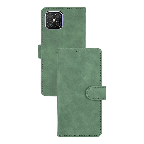 Coque Portefeuille Livre Cuir Etui Clapet L03Z pour Huawei Nova 8 SE 4G Vert