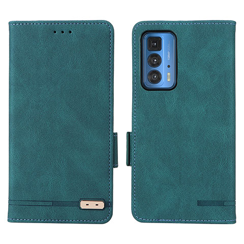 Coque Portefeuille Livre Cuir Etui Clapet L03Z pour Motorola Moto Edge S Pro 5G Vert