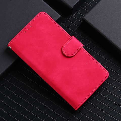 Coque Portefeuille Livre Cuir Etui Clapet L03Z pour Realme 9 4G Rose Rouge