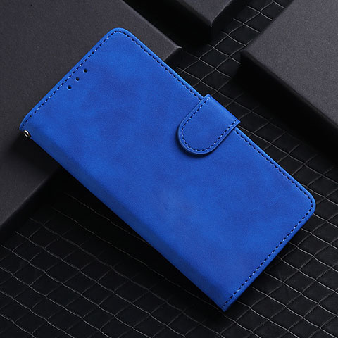 Coque Portefeuille Livre Cuir Etui Clapet L03Z pour Realme C25Y Bleu