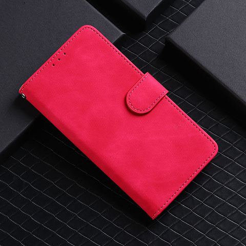 Coque Portefeuille Livre Cuir Etui Clapet L03Z pour Realme GT 5G Rose Rouge