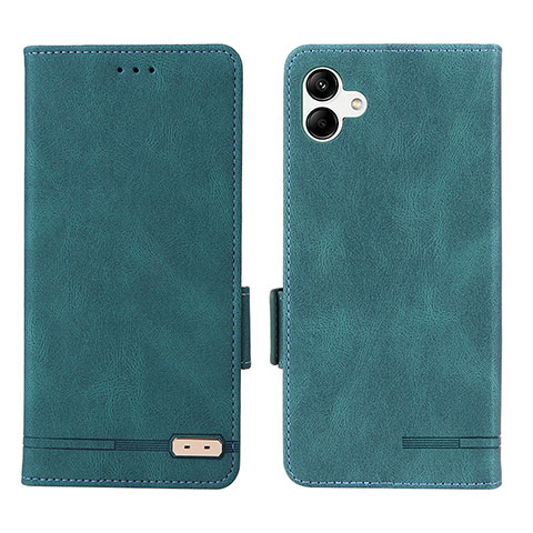 Coque Portefeuille Livre Cuir Etui Clapet L03Z pour Samsung Galaxy A04 4G Vert