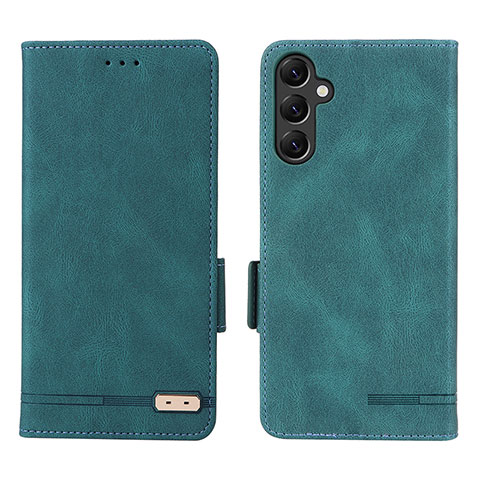 Coque Portefeuille Livre Cuir Etui Clapet L03Z pour Samsung Galaxy A14 4G Vert