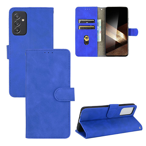Coque Portefeuille Livre Cuir Etui Clapet L03Z pour Samsung Galaxy A15 4G Bleu