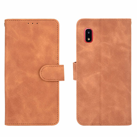 Coque Portefeuille Livre Cuir Etui Clapet L03Z pour Samsung Galaxy A20 SC-02M SCV46 Marron