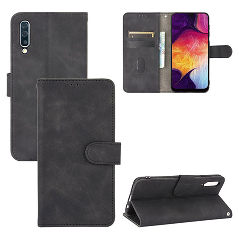 Coque Portefeuille Livre Cuir Etui Clapet L03Z pour Samsung Galaxy A30S Noir