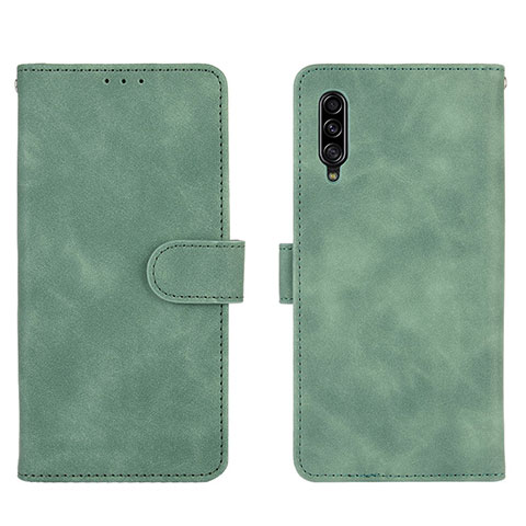 Coque Portefeuille Livre Cuir Etui Clapet L03Z pour Samsung Galaxy A90 5G Vert