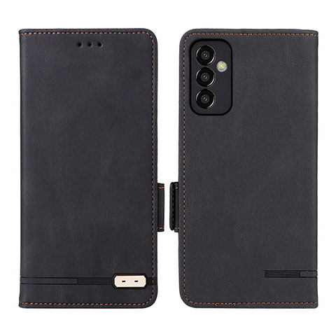 Coque Portefeuille Livre Cuir Etui Clapet L03Z pour Samsung Galaxy F13 4G Noir