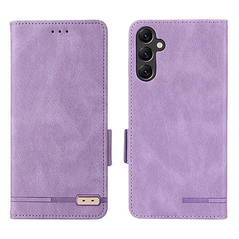 Coque Portefeuille Livre Cuir Etui Clapet L03Z pour Samsung Galaxy Jump3 5G Violet