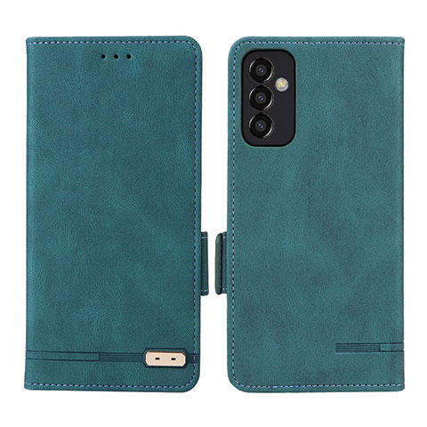 Coque Portefeuille Livre Cuir Etui Clapet L03Z pour Samsung Galaxy M13 4G Vert