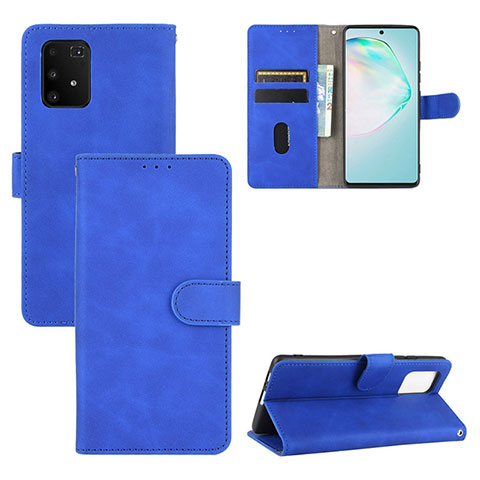 Coque Portefeuille Livre Cuir Etui Clapet L03Z pour Samsung Galaxy M80S Bleu