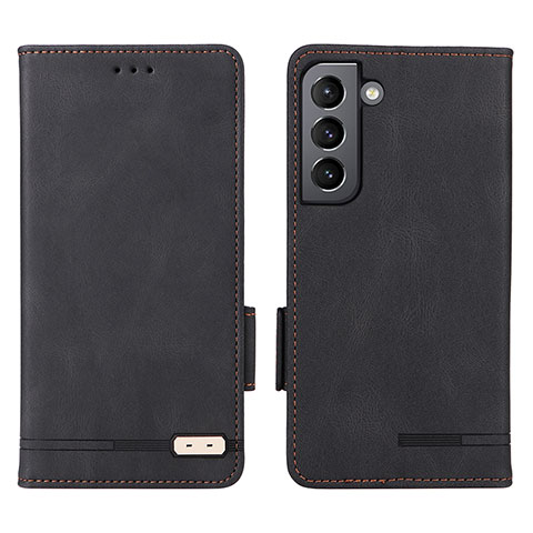Coque Portefeuille Livre Cuir Etui Clapet L03Z pour Samsung Galaxy S22 5G Noir