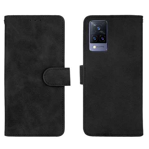 Coque Portefeuille Livre Cuir Etui Clapet L03Z pour Vivo V21 5G Noir