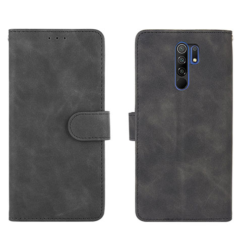 Coque Portefeuille Livre Cuir Etui Clapet L03Z pour Xiaomi Poco M2 Noir