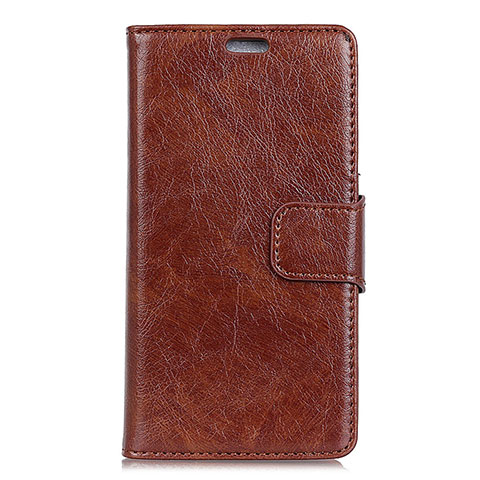 Coque Portefeuille Livre Cuir Etui Clapet L04 pour Asus ZenFone Live L1 ZA550KL Marron