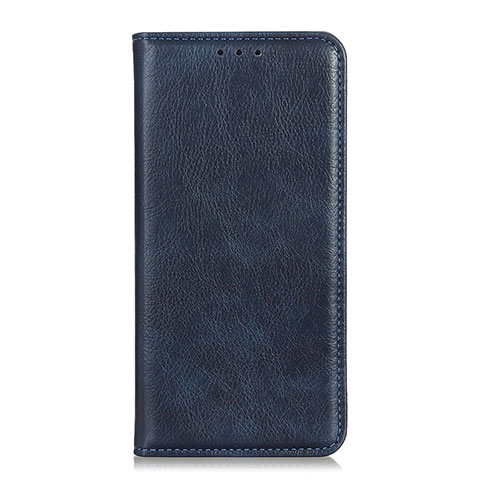 Coque Portefeuille Livre Cuir Etui Clapet L04 pour Google Pixel 4 Bleu