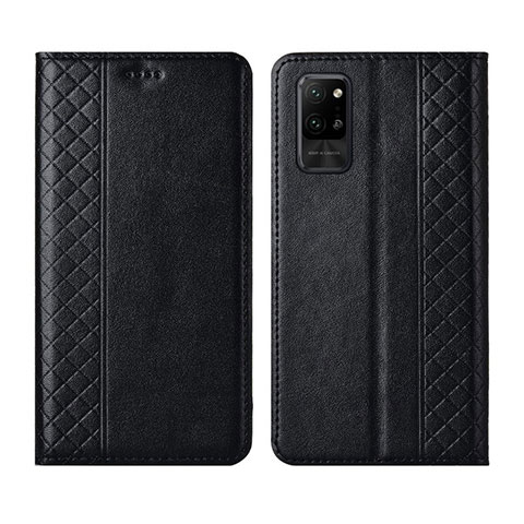 Coque Portefeuille Livre Cuir Etui Clapet L04 pour Huawei Honor Play4 Pro 5G Noir