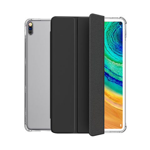 Coque Portefeuille Livre Cuir Etui Clapet L04 pour Huawei MatePad 5G 10.4 Noir