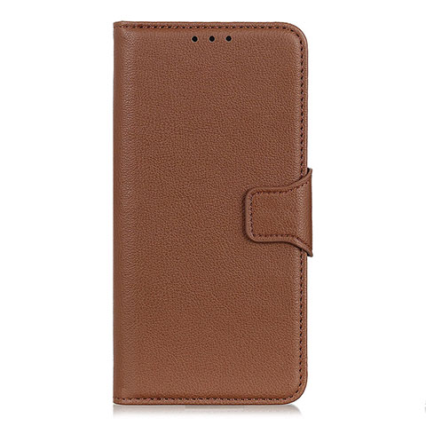 Coque Portefeuille Livre Cuir Etui Clapet L04 pour LG Velvet 4G Marron