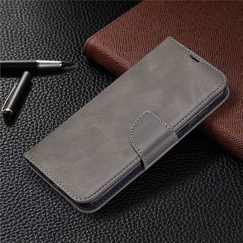 Coque Portefeuille Livre Cuir Etui Clapet L04 pour Nokia 2.3 Gris