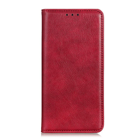 Coque Portefeuille Livre Cuir Etui Clapet L04 pour OnePlus 7T Rouge
