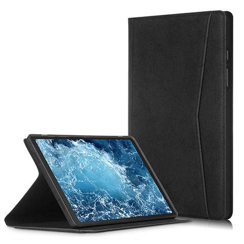 Coque Portefeuille Livre Cuir Etui Clapet L04 pour Samsung Galaxy Tab A7 Wi-Fi 10.4 SM-T500 Noir