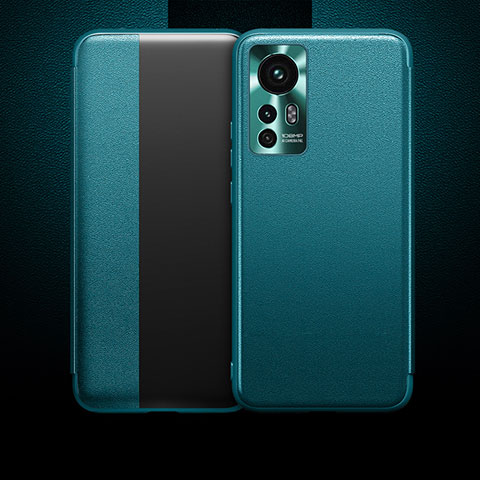 Coque Portefeuille Livre Cuir Etui Clapet L04 pour Xiaomi Mi 12 Pro 5G Vert